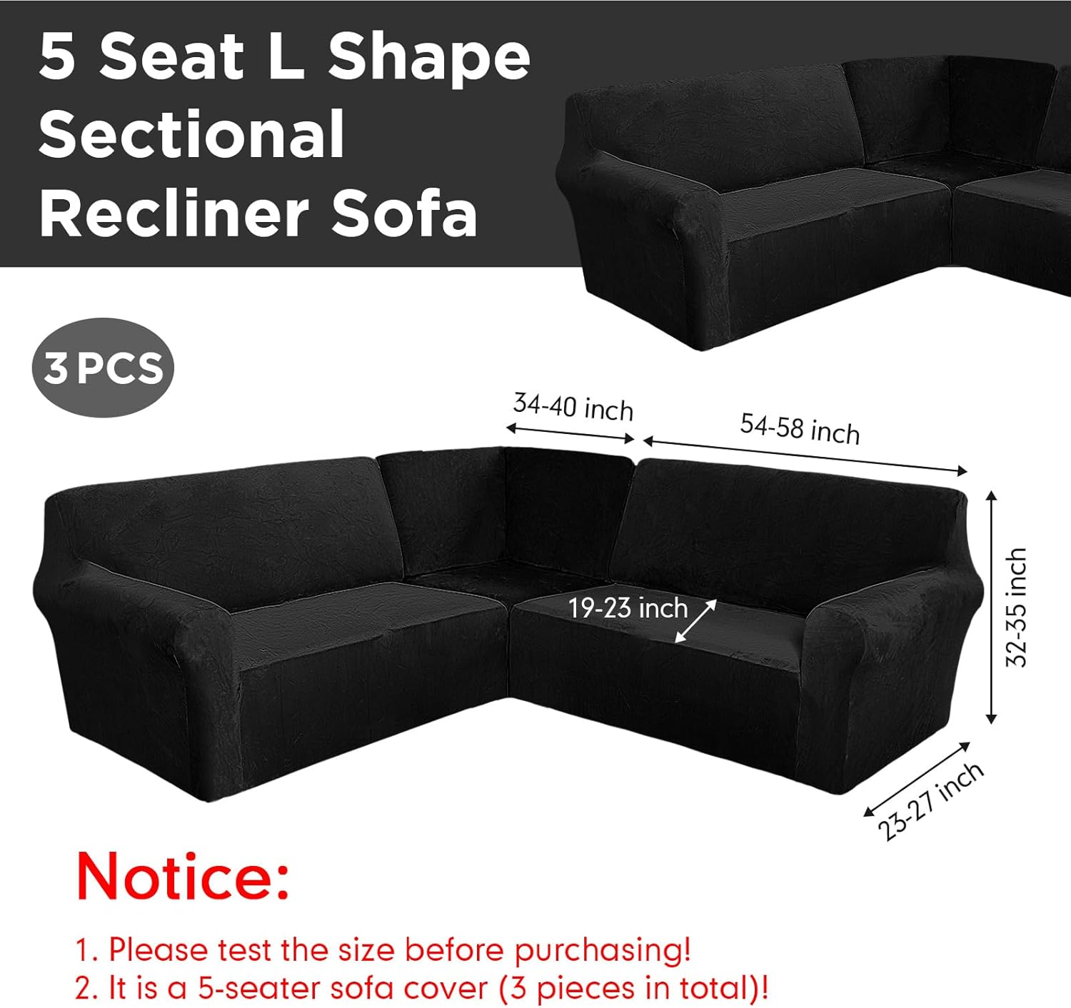 Modern Velvet Sofa Cover 3